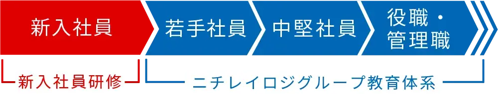 研修制度のフロー